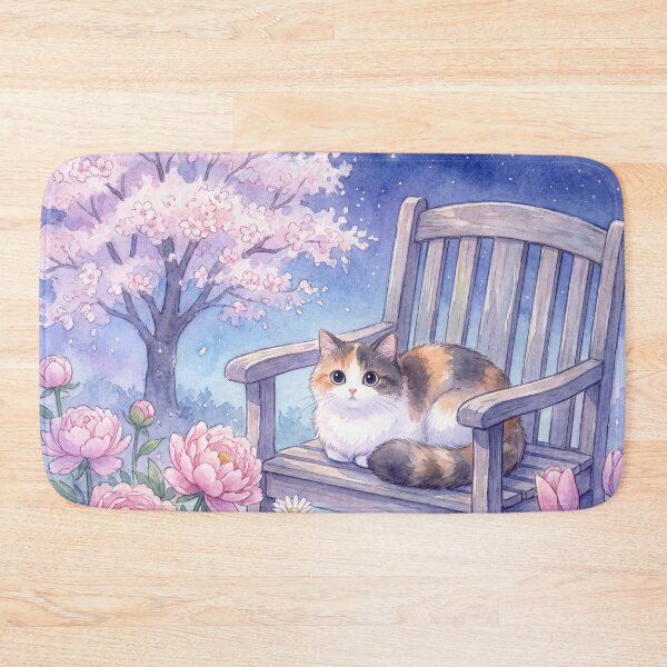 Item preview, Calico Night designed and sold by LeoLemonAIart.