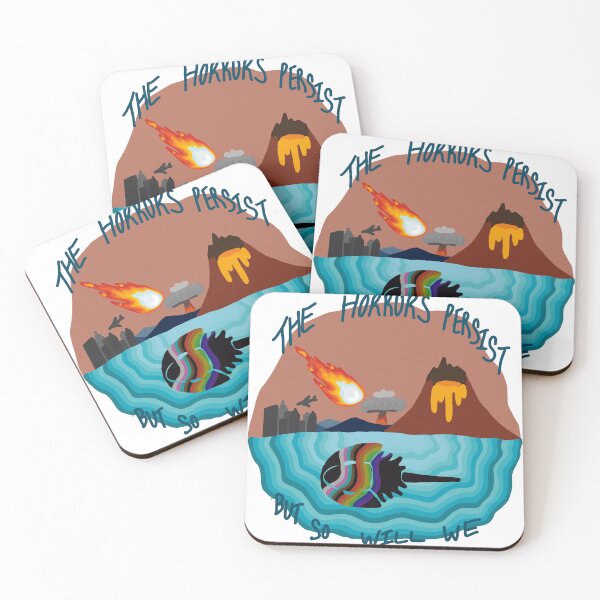 Item preview, the horrors persist but so will we designed and sold by theodoesntdraw.
