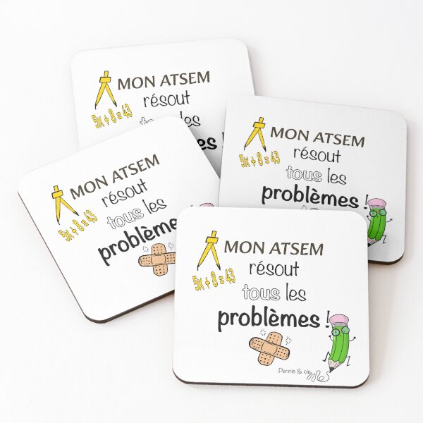 Item preview, My teaching assistant solves all the problems – a gift idea to thank a nursery school teaching assistant. designed and sold by Pennie & cie.