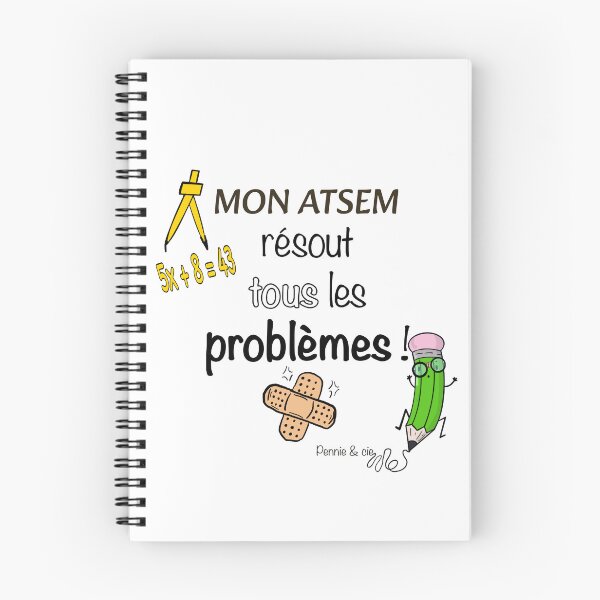 Item preview, My teaching assistant solves all the problems – a gift idea to thank a nursery school teaching assistant. designed and sold by Pennie & cie.