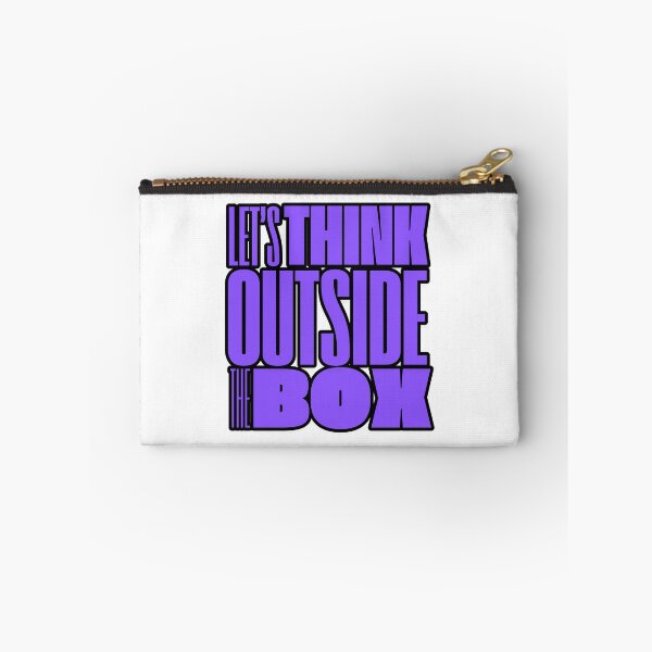 Item preview, Motivational Phrase Let's Think Outside The Box designed and sold by MundoZoe.