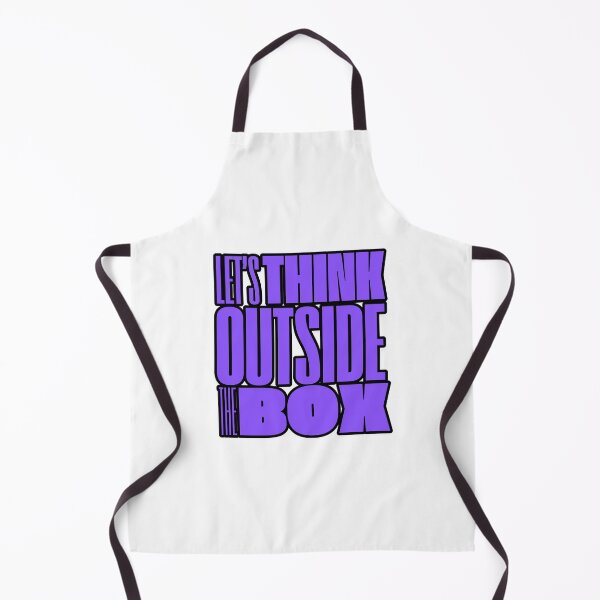 Item preview, Motivational Phrase Let's Think Outside The Box designed and sold by MundoZoe.
