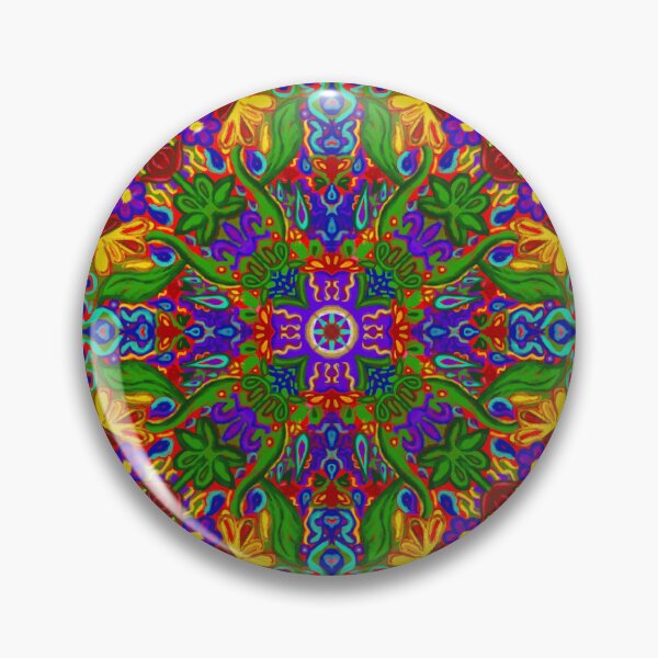 Item preview, Maximalist Flower Weather Tile Pattern - Red designed and sold by PCaleDesigns.