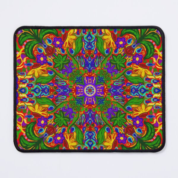 Item preview, Maximalist Flower Weather Tile Pattern - Red designed and sold by PCaleDesigns.