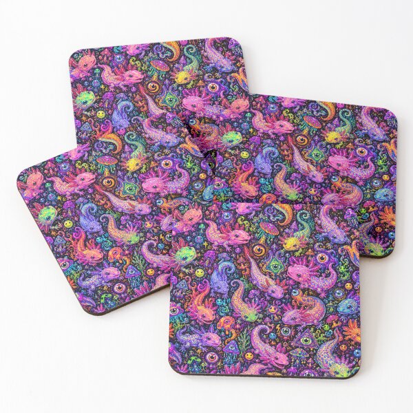 Item preview, Neon Axolotl Chaos 2 designed and sold by ITSimagination.