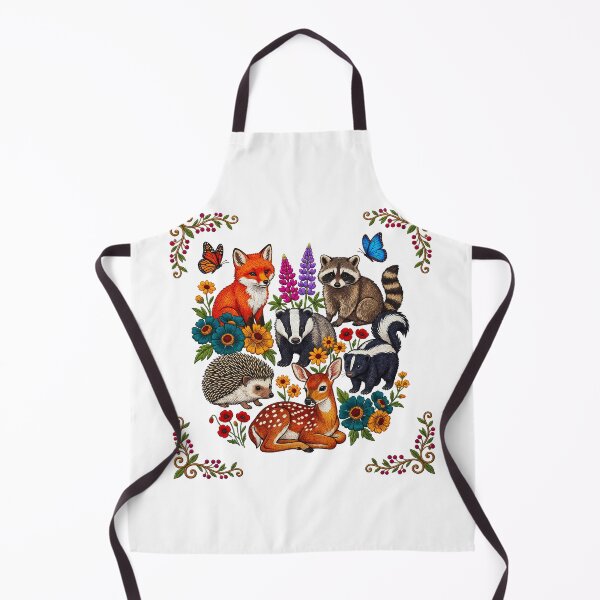 Item preview, Baby Animals Floral Border designed and sold by TeeARTHY.