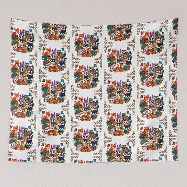 Item preview, Baby Animals Floral Border designed and sold by TeeARTHY.