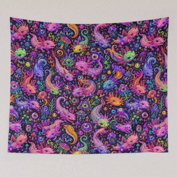 Item preview, Neon Axolotl Chaos 2 designed and sold by ITSimagination.