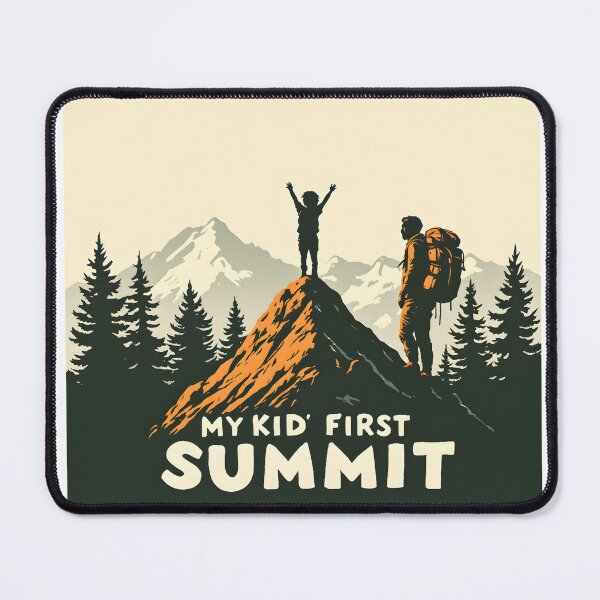 Item preview, My Kid's First Summit Backpacking Parent designed and sold by NorthingShop.
