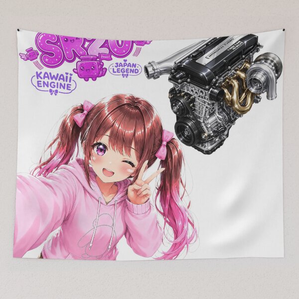 Item preview, SR20 Kawaii Engine: PINK-chan & JDM Legend - Akihabara Motors designed and sold by AKIHABARAMOTORS.