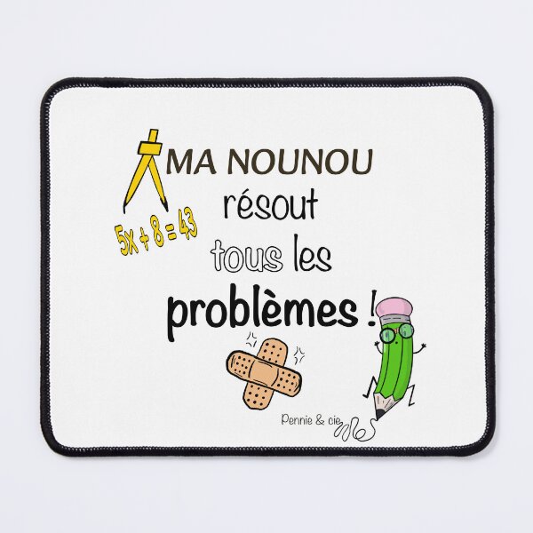 Item preview, My nanny solves all the problems – funny gift idea for an exceptional nanny designed and sold by Pennie & cie.