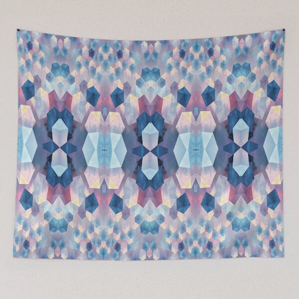 Item preview, Dreamy Pastel Crystal Geometric Pattern Abstract Aesthetic Design designed and sold by Sachie's Studio.