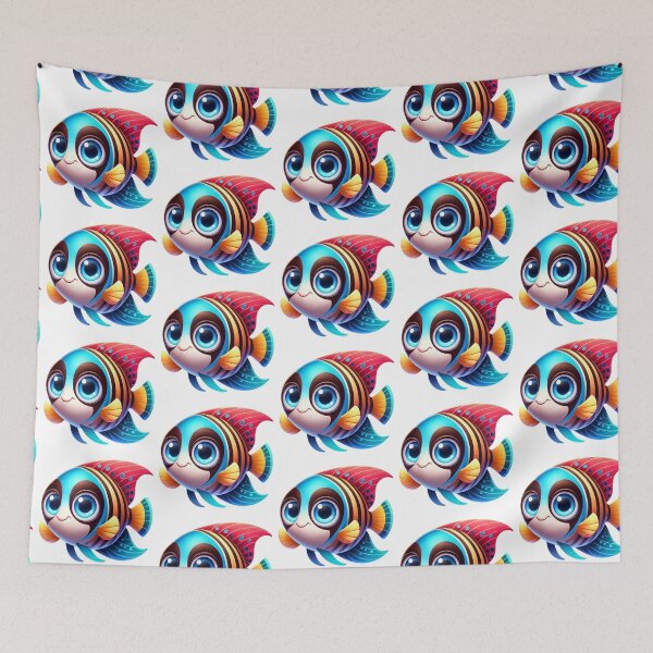 Item preview, Adorable Masked Angelfish designed and sold by Sillytoe.