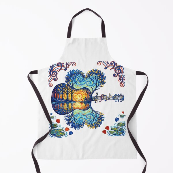 Item preview, Starry Night Acoustic Nature Guitar  designed and sold by TeeARTHY.