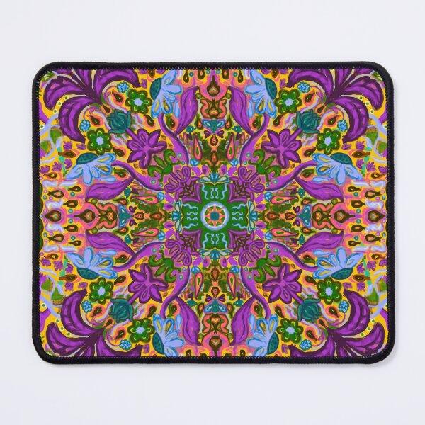 Item preview, Purple Maximalist Flower Weather Tile Pattern - Citrus designed and sold by PCaleDesigns.
