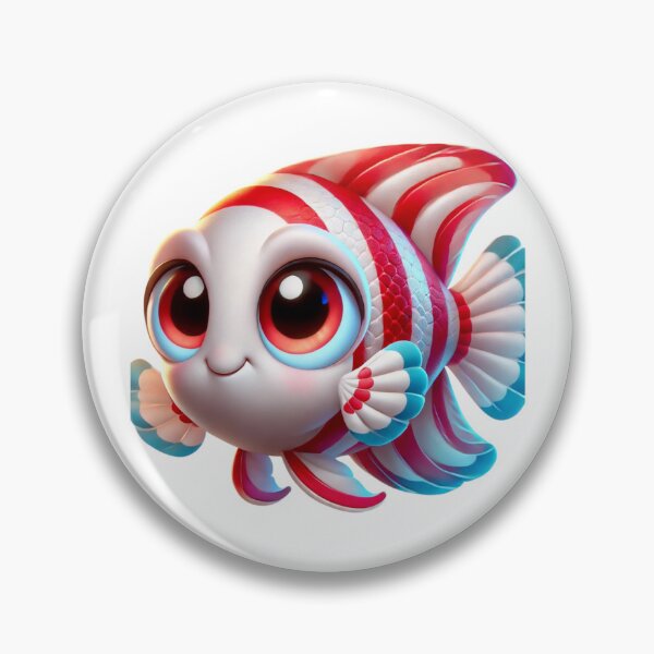 Item preview, Adorable Peppermint Angelfish designed and sold by Sillytoe.