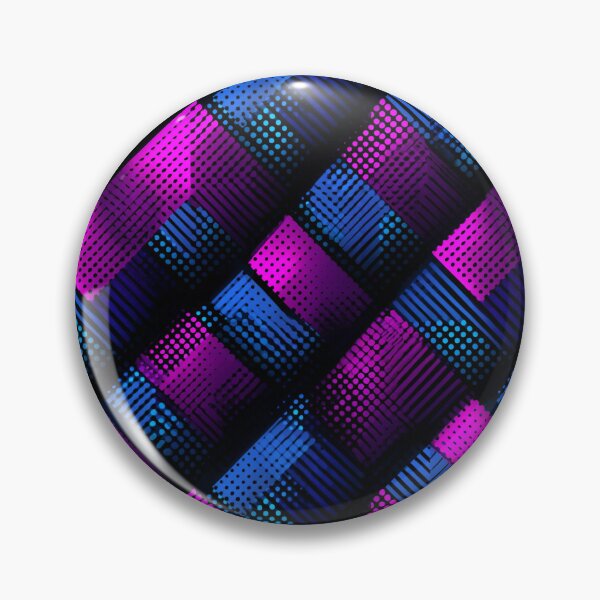 Item preview, Neon Synthwave Grid Abstract Pattern designed and sold by NicolasGlowArt.