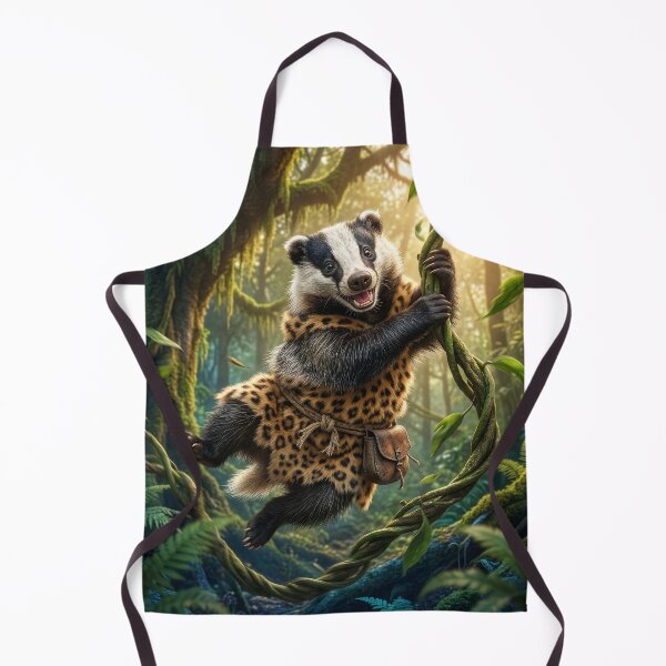 Item preview, Badger Tarzan is the Real King of the Jungle designed and sold by Tridentulus.