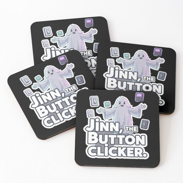Item preview, Phasmophobia - jinn, the button clicker 2 designed and sold by XXVSHIRT.