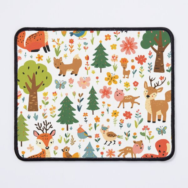Item preview, Cute Forest Animals and Trees Nature Design designed and sold by DervoTeck2767.