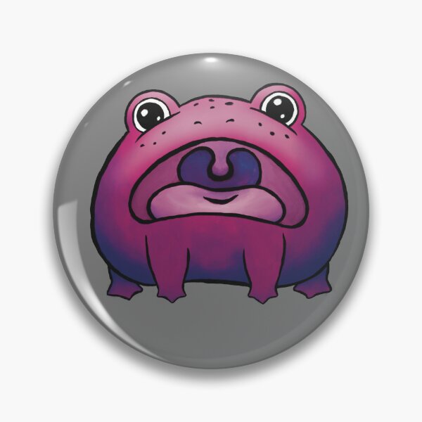 Item preview, Pink Angry Frog designed and sold by PotatoBrainArts.