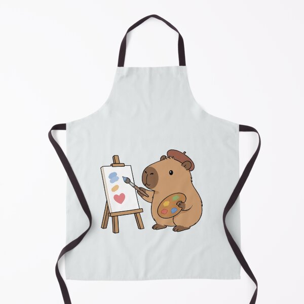 Item preview, Painter Capybara designed and sold by Delmu16.