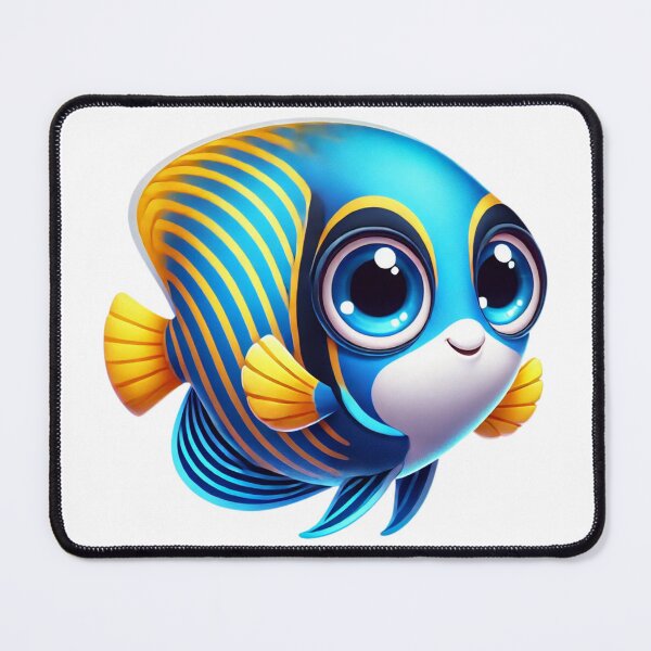 Item preview, Adorable Emperor Angelfish designed and sold by Sillytoe.