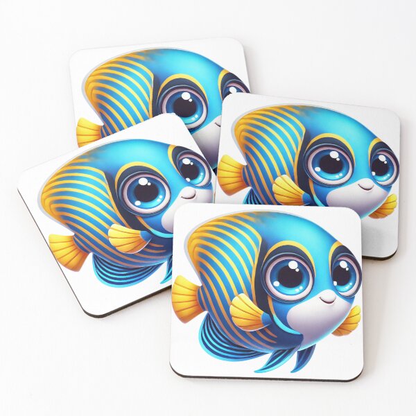 Item preview, Adorable Emperor Angelfish designed and sold by Sillytoe.