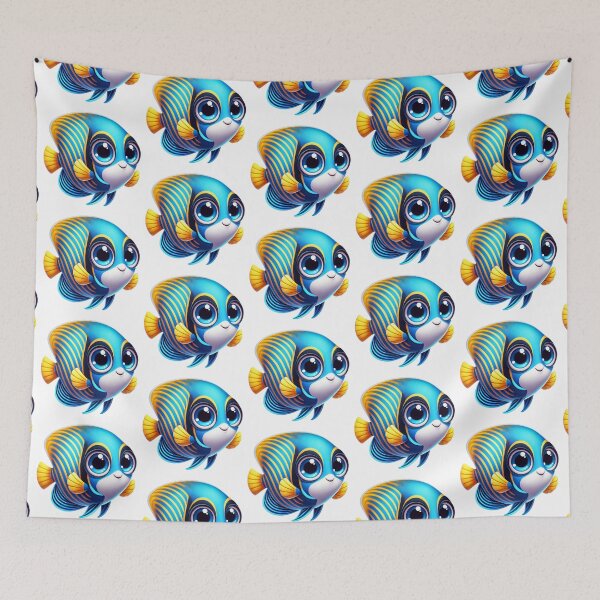 Item preview, Adorable Emperor Angelfish designed and sold by Sillytoe.