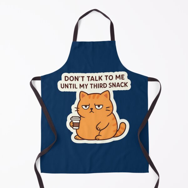 Item preview, Grumpy Fat Cat Drinking Coffee + Quote designed and sold by MundoZoe.