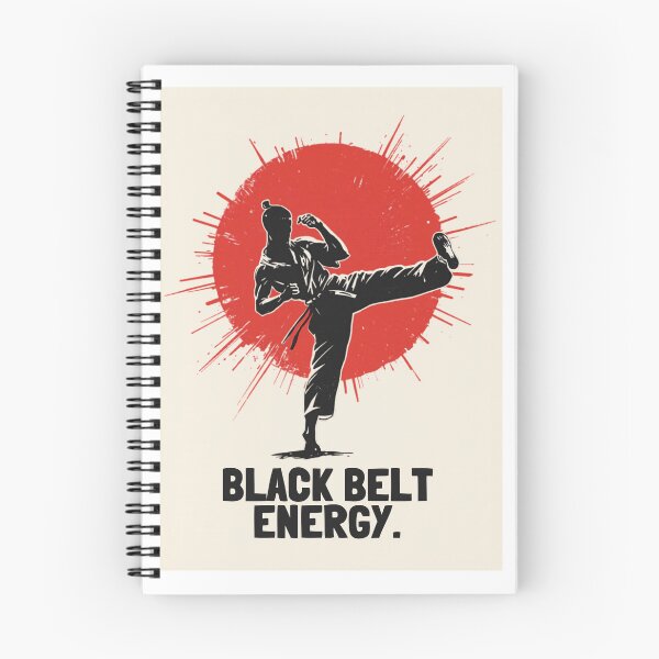 Item preview, Black Belt Energy Retro Japanese Style Martial Arts Design designed and sold by jojodebondy.