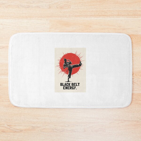 Item preview, Black Belt Energy Retro Japanese Style Martial Arts Design designed and sold by jojodebondy.