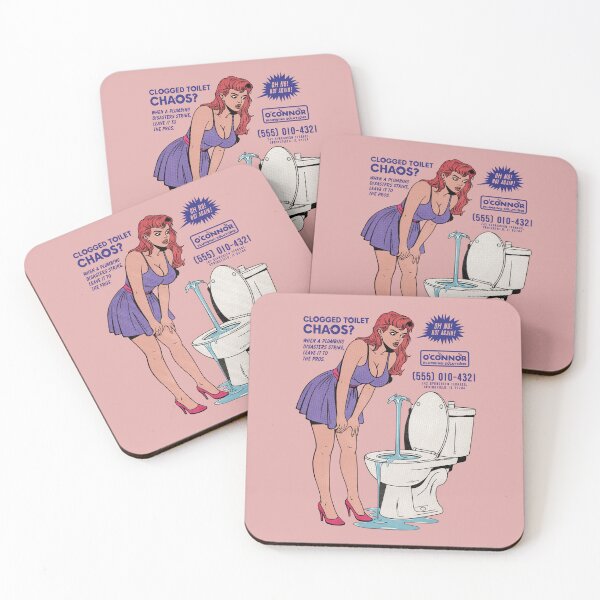 Item preview, Clogged Toilet Chaos designed and sold by Lidra Zehcnas.