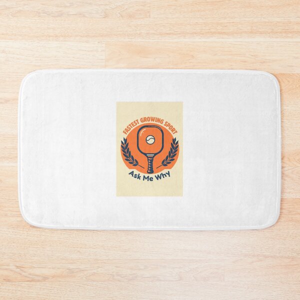 Item preview, Fastest Growing Sport Ask Me Why Funny Retro Pickleball Badge Design designed and sold by jojodebondy.