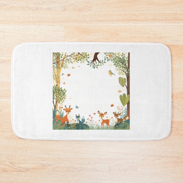 Artikelvorschau, Whimsical Woodland Animals Tree Nature Art Design entworfen und verkauft von DervoTeck2767.