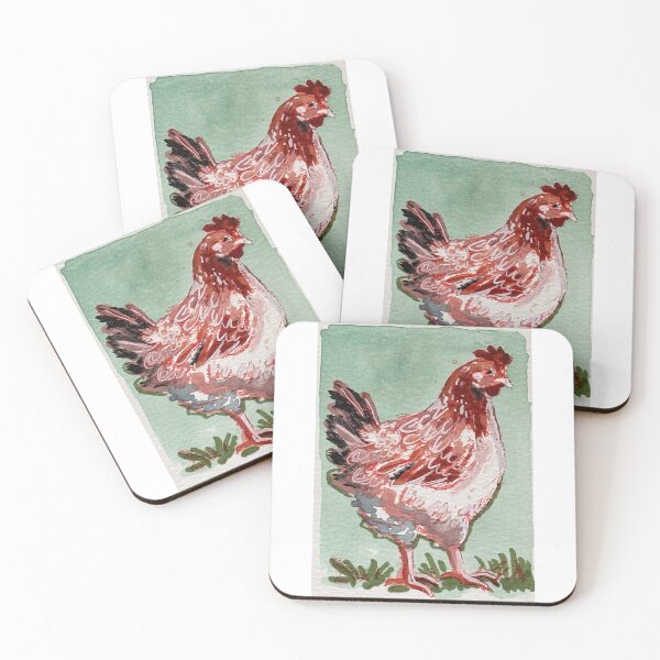 Item preview, Cute little Red Hen, chicken artwork design  designed and sold by Art by AddiJo .