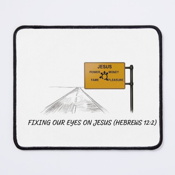 Item preview, Fixing our eyes on Jesus - Christian Biblical Verse Art designed and sold by ByJeffro.