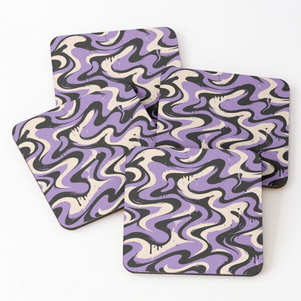 Item preview, Purple Black Street Art Pattern designed and sold by American Spirit.