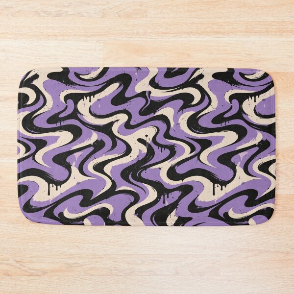 Item preview, Purple Black Street Art Pattern designed and sold by American Spirit.