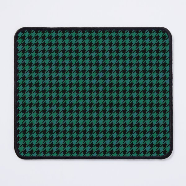 Item preview, Classic Emerald Green and Black Houndstooth Pattern designed and sold by zenjiinspired.