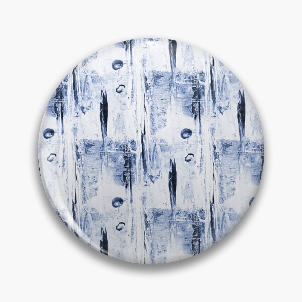 Item preview, Abstract Grunge Magical Forest in Monochromatic Blue designed and sold by Artistestella.