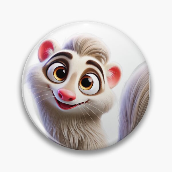 Item preview, Adorable Angora Ferret designed and sold by Sillytoe.