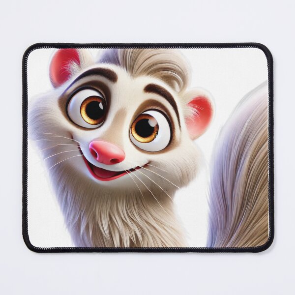 Item preview, Adorable Angora Ferret designed and sold by Sillytoe.