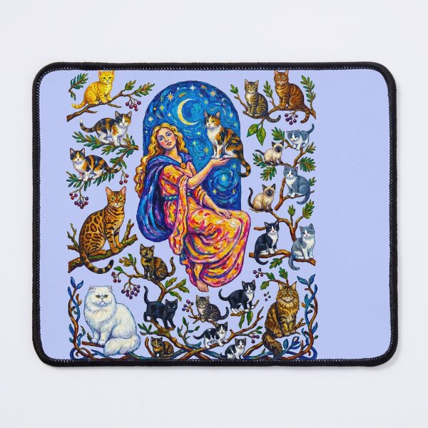 Item preview, Vintage Cat Goddess Mystical designed and sold by TeeARTHY.