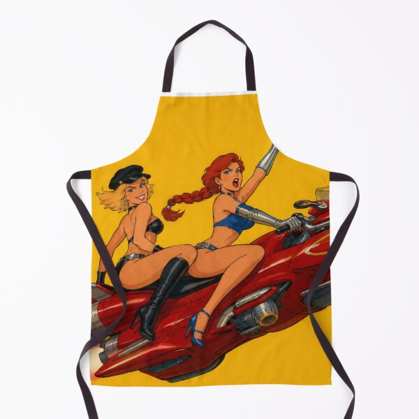 Item preview, Rocket Queens – Retro Sci-Fi Pin-Up Riders designed and sold by Hollow Moon Studios..