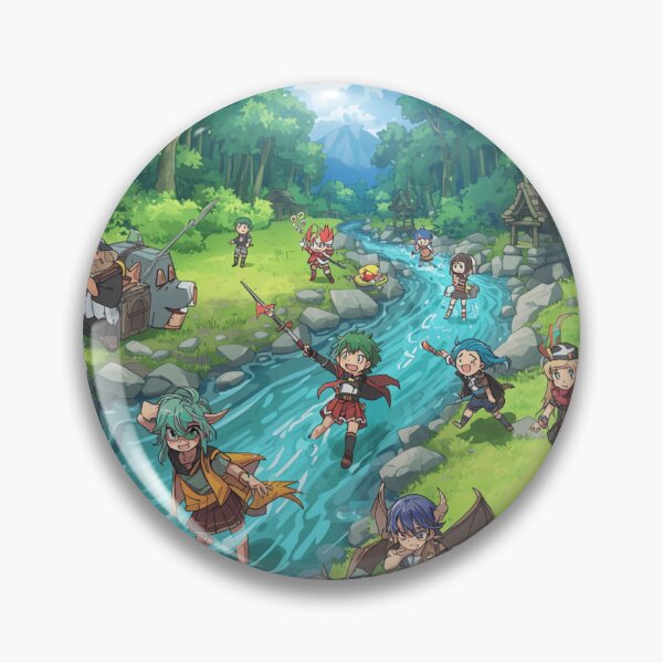 Item preview, Anime Forest River Nature Adventure Art Design designed and sold by DervoTeck2767.