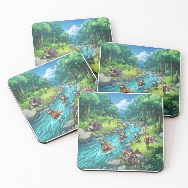 Item preview, Anime Forest River Nature Adventure Art Design designed and sold by DervoTeck2767.