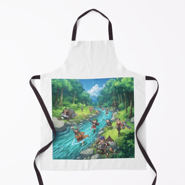 Item preview, Anime Forest River Nature Adventure Art Design designed and sold by DervoTeck2767.