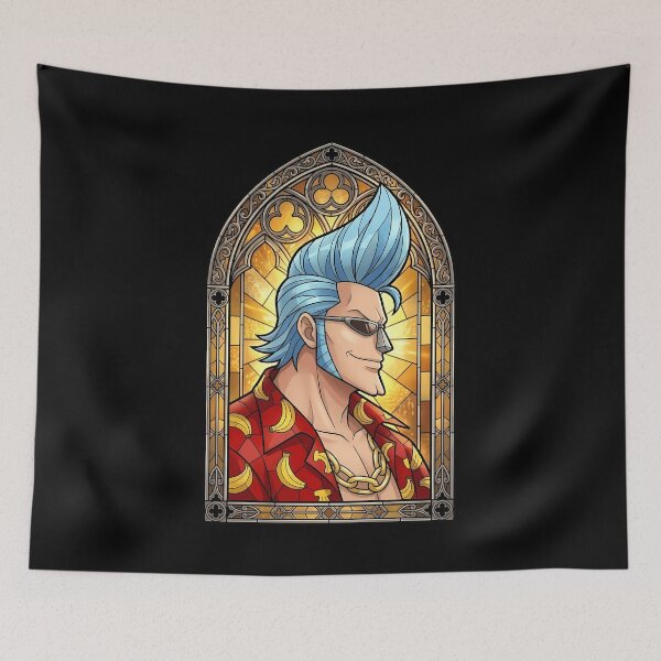 Item preview, Franky One Piece Golden Banana Stained Glass designed and sold by mildaclairmo.