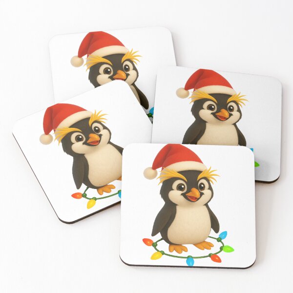 Item preview, Christmas Crested Penguin designed and sold by Sillytoe.